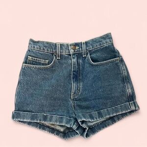 American Apparel Blue Jean Shorts